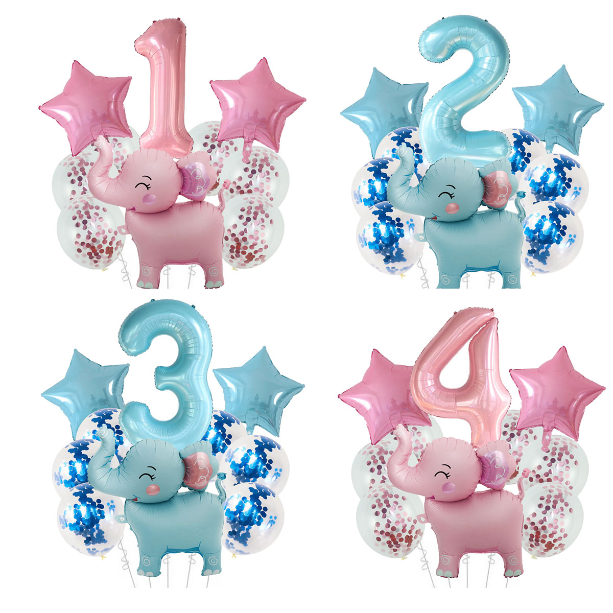 Wedding Zoo - 10 Uds. Globos de animales salvajes,