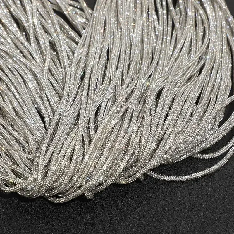 Wedding Shop - Cordones de cristal con diamantes de
