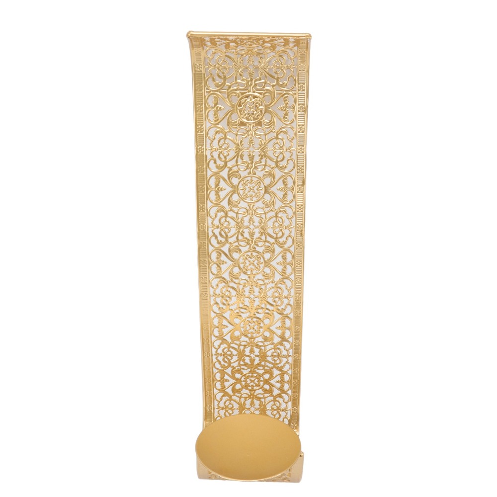 Wedding Solution - Candelabro de pared de hierro dorado