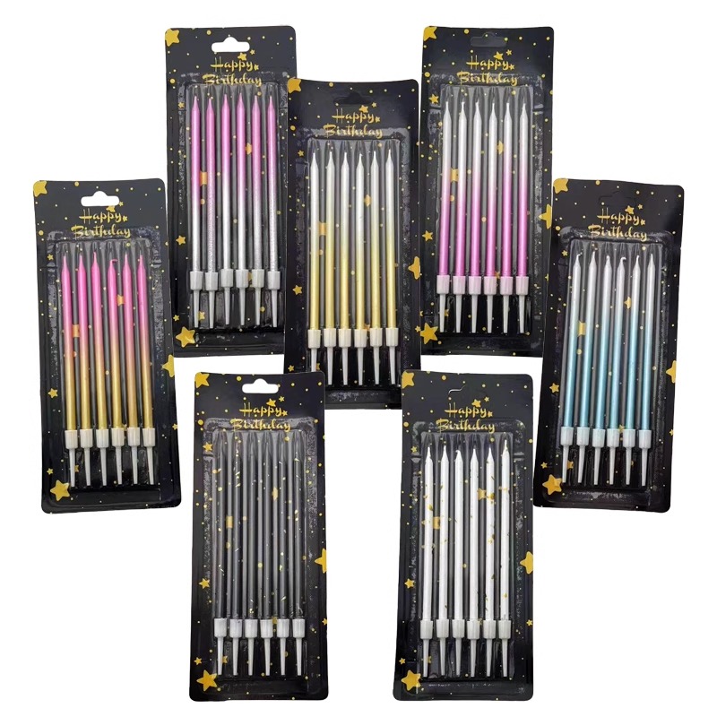 Wedding Cake Supply - 30/50 cajas de Color degradado, vela
