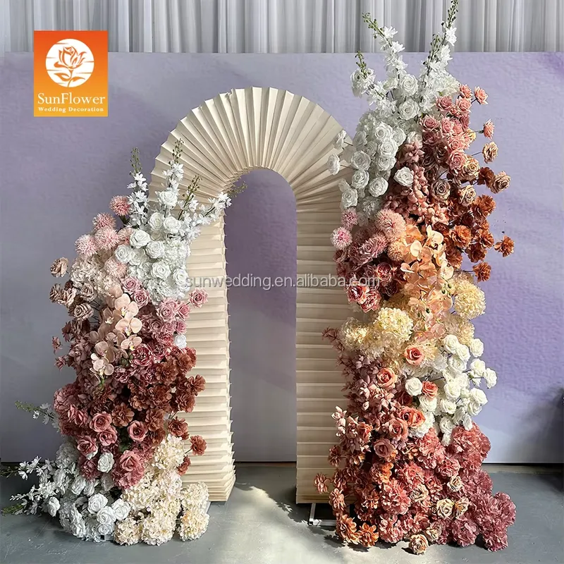 Wedding Arch Flower - Arco de Flores de Seda con