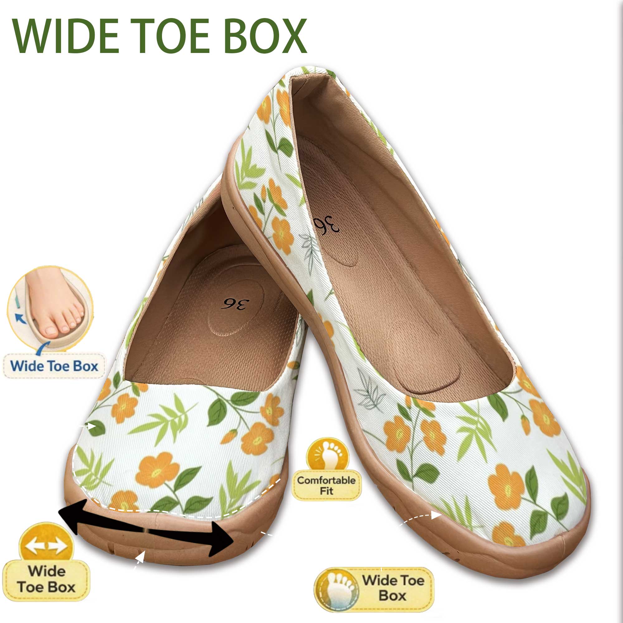 Good Floral & Wedding Decor Supply - Buenas noticias para los pies anchos!