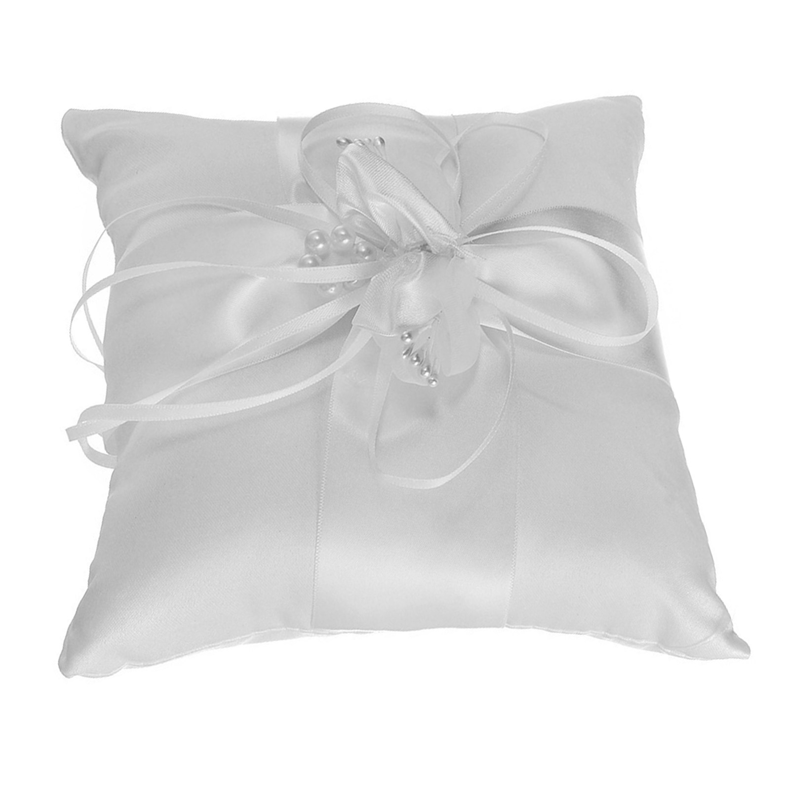 Ring Bearer Pillow - Elegante Cojín para Anillos de Boda