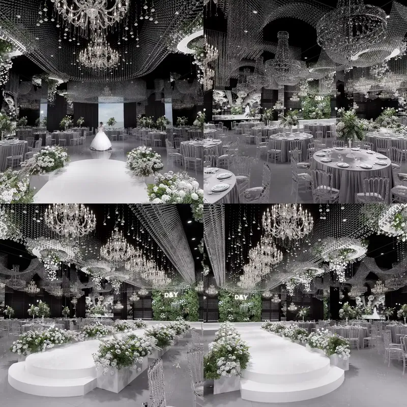 Wedding Solution - Lámpara de Araña LED de Lujo