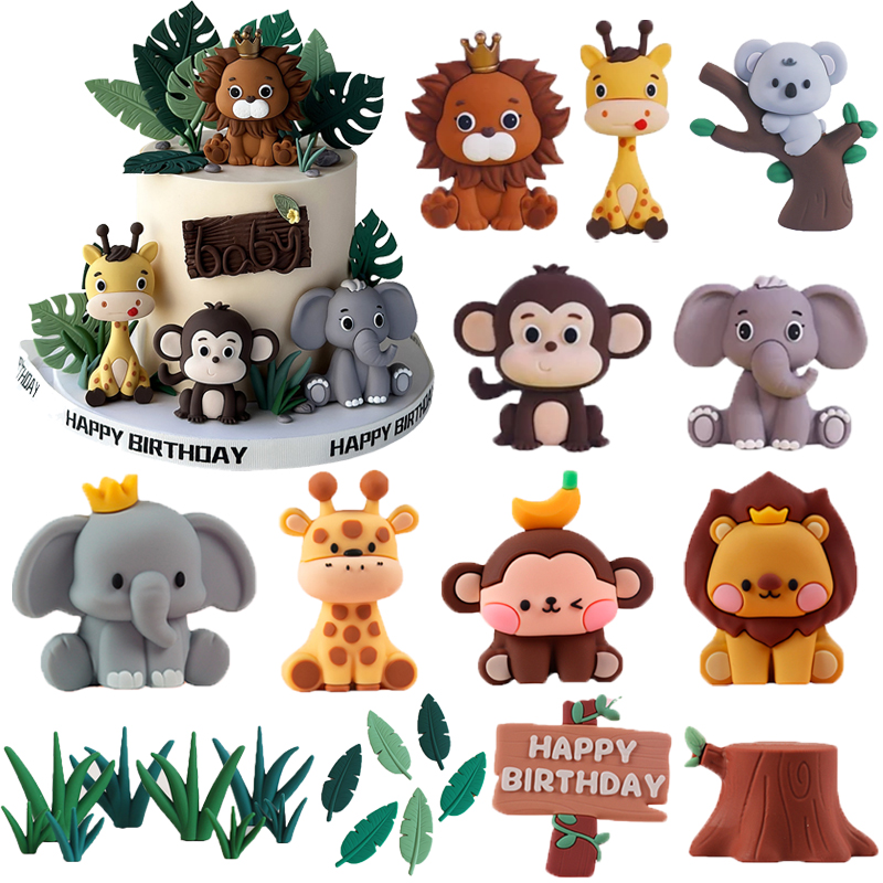Wedding Zoo - Nuevas decoraciones para pasteles de animales