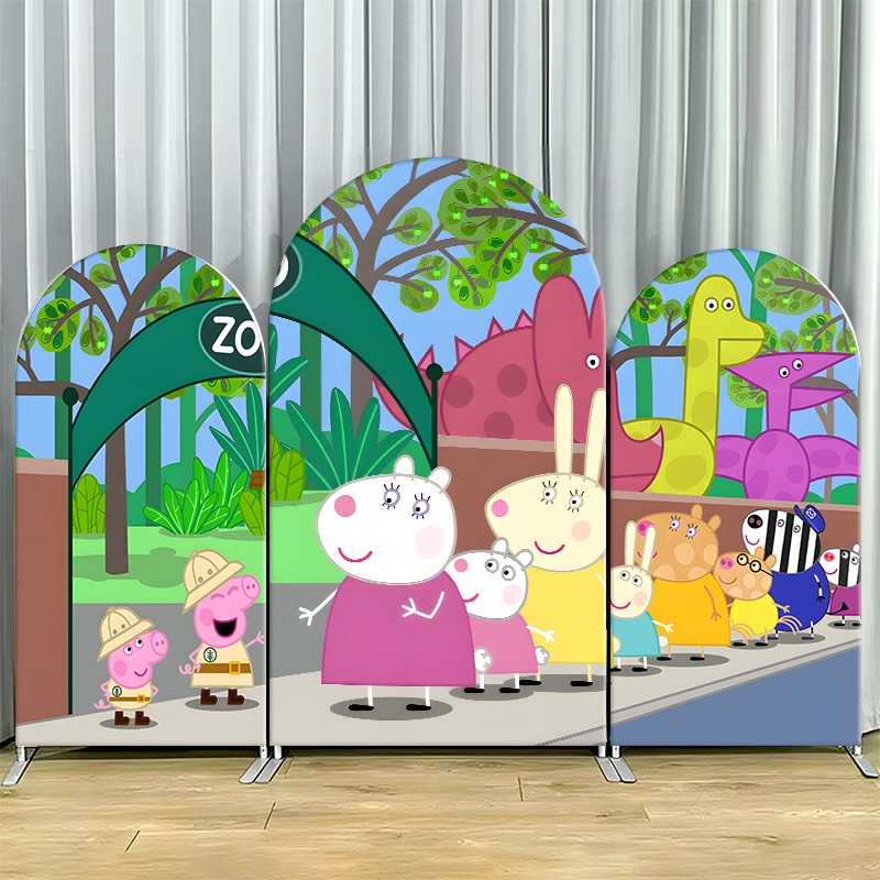 Wedding Zoo - Fondo de Arco Plano 2D de