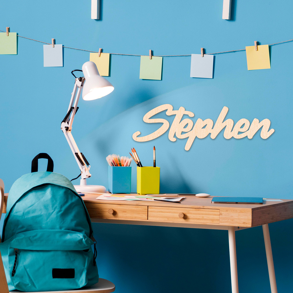 Wedding Shop - Etiqueta de nombre personalizada de madera