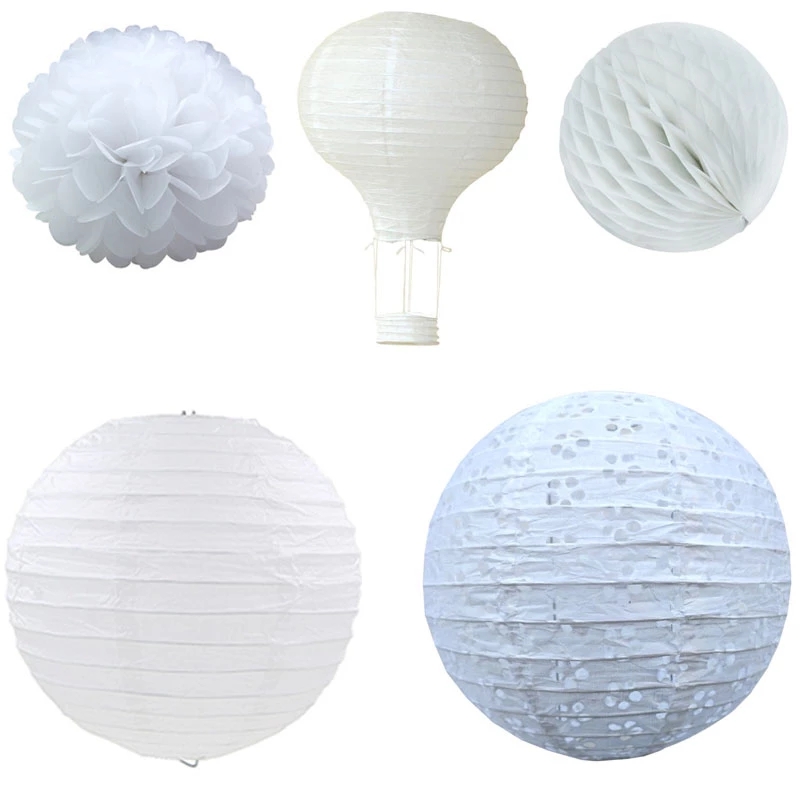 Wedding Event Supply - 1 unidad de faroles de papel