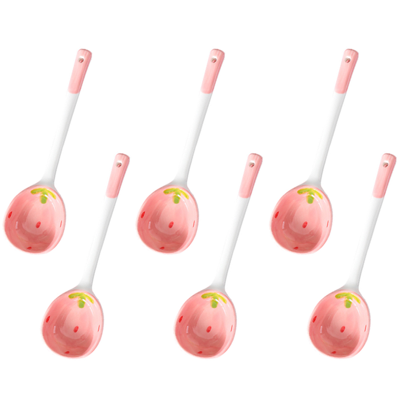 Wedding Supply Online - Juego de 4/6 Cucharas de Cerámica