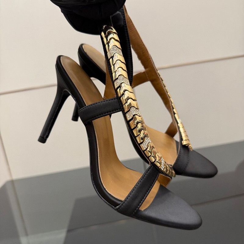 Sandalias de gladiador de saté - Wedding Shop reseña y precio