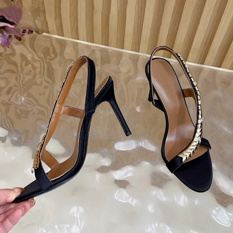 Sandalias de gladiador de saté - Wedding Shop reseña y precio