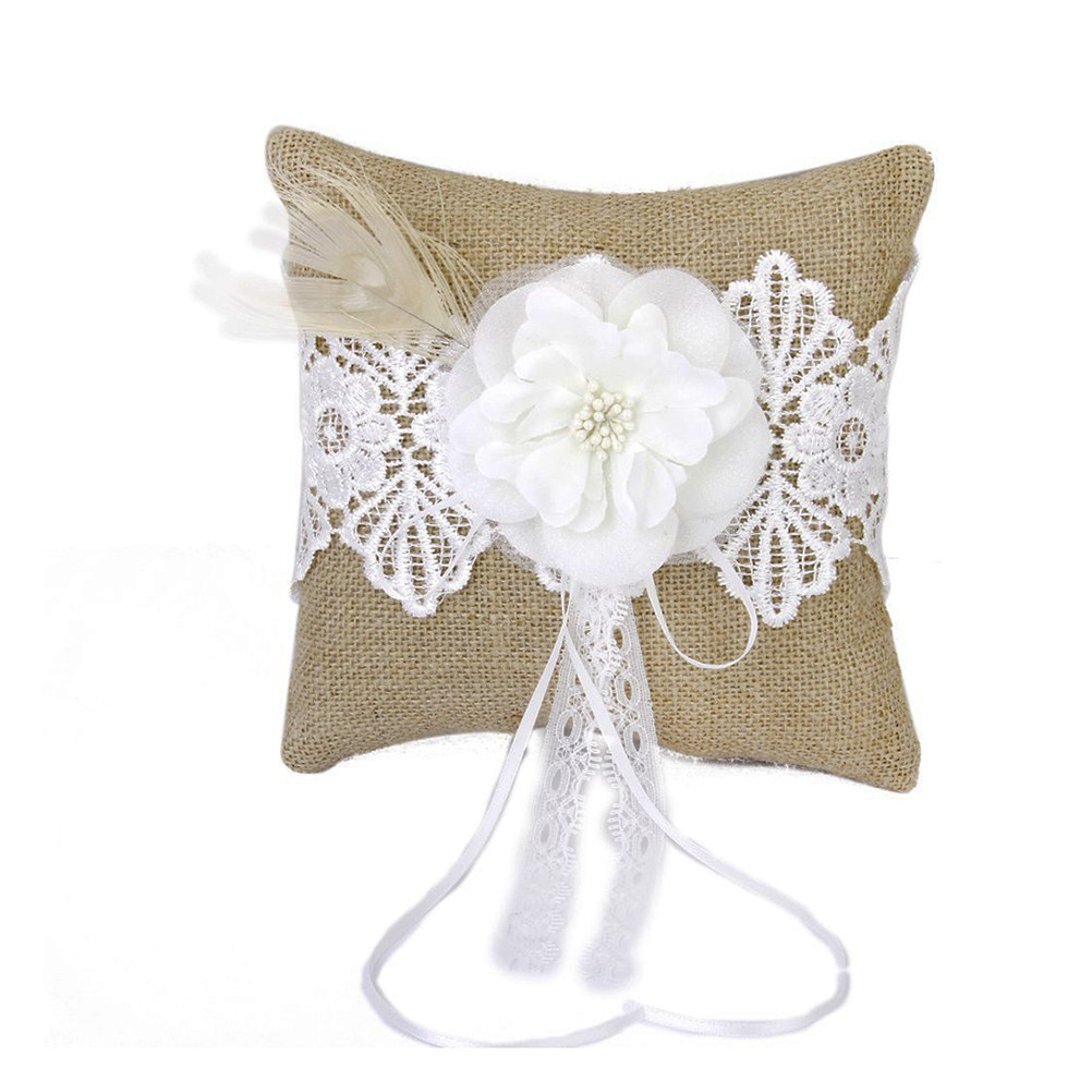 Almohada para Anillos de Boda  - Ring Bearer Pillow reseña y precio
