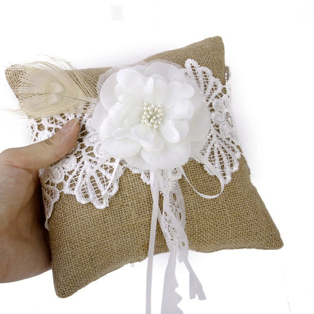 Almohada para Anillos de Boda  - Ring Bearer Pillow reseña y precio