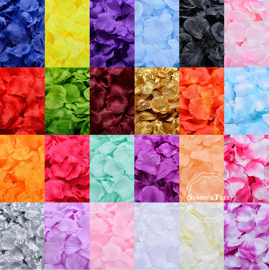 100 unids/pack pétalos de rosa - Supply Wedding Venue reseña y precio
