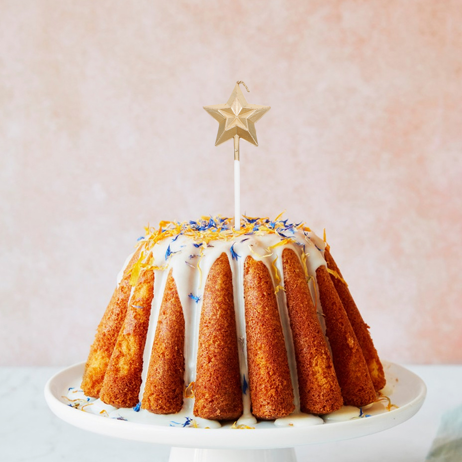 8 Piezas de Decoración Metálic - Wedding Cake Supply reseña y precio