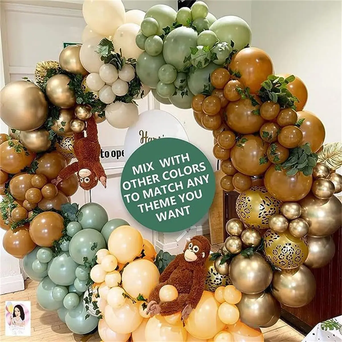Kit de guirnaldas de globos de - Wedding Zoo reseña y precio