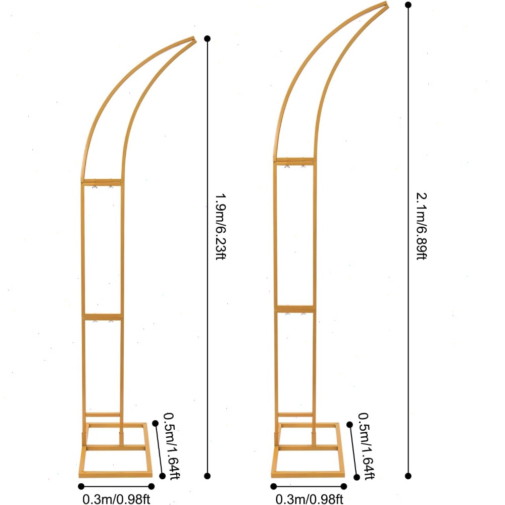2 Soportes Curvos para Arco de - Wedding Arch Flower reseña y precio