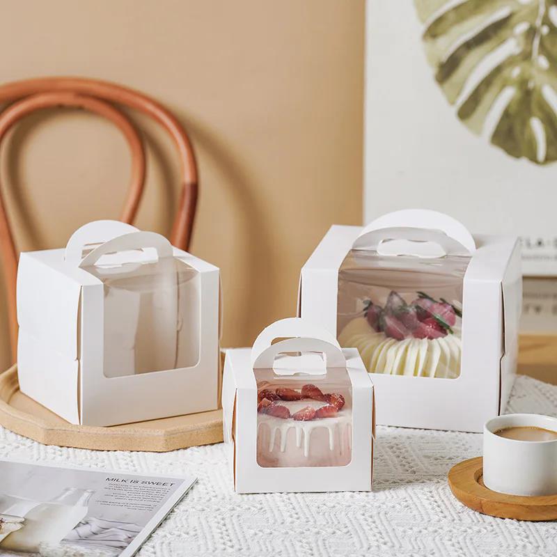 Caja de pastel con ventana tra - Wedding Cake Supply reseña y precio