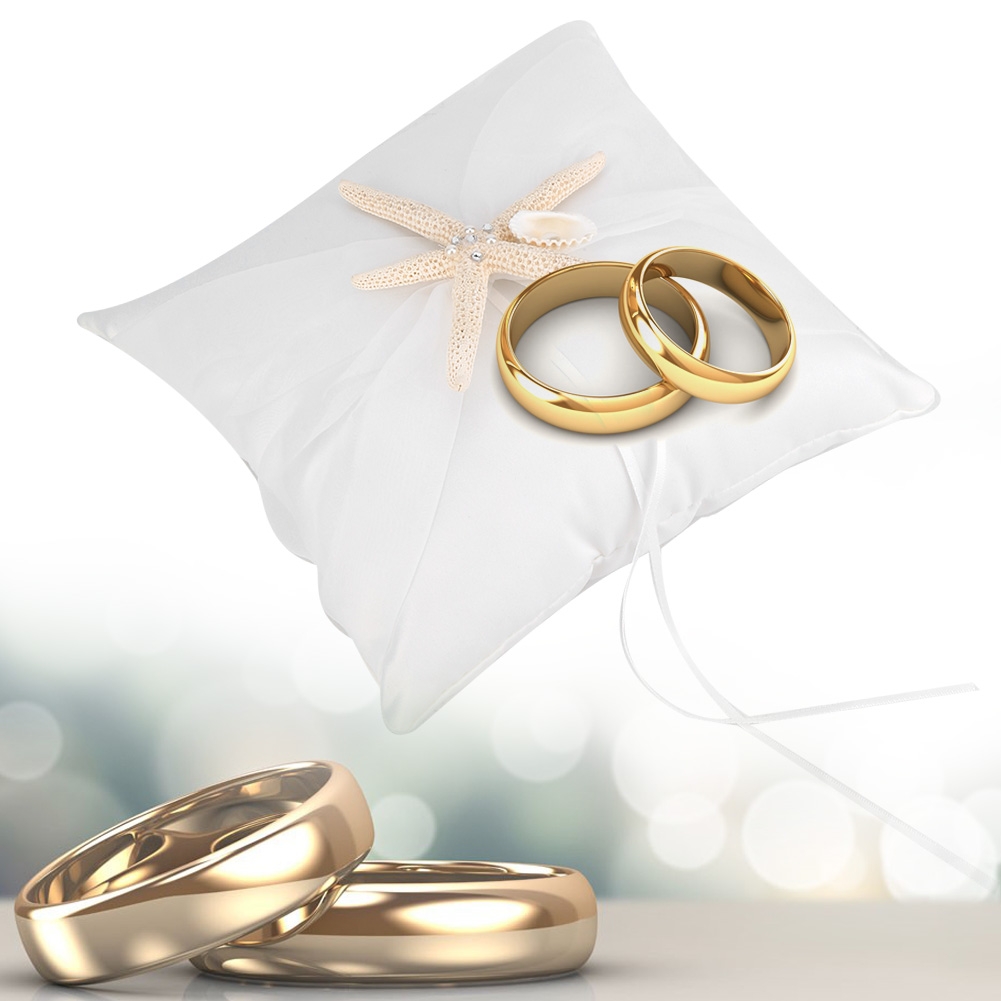 Almohada para anillos de boda  - Ring Bearer Pillow reseña y precio