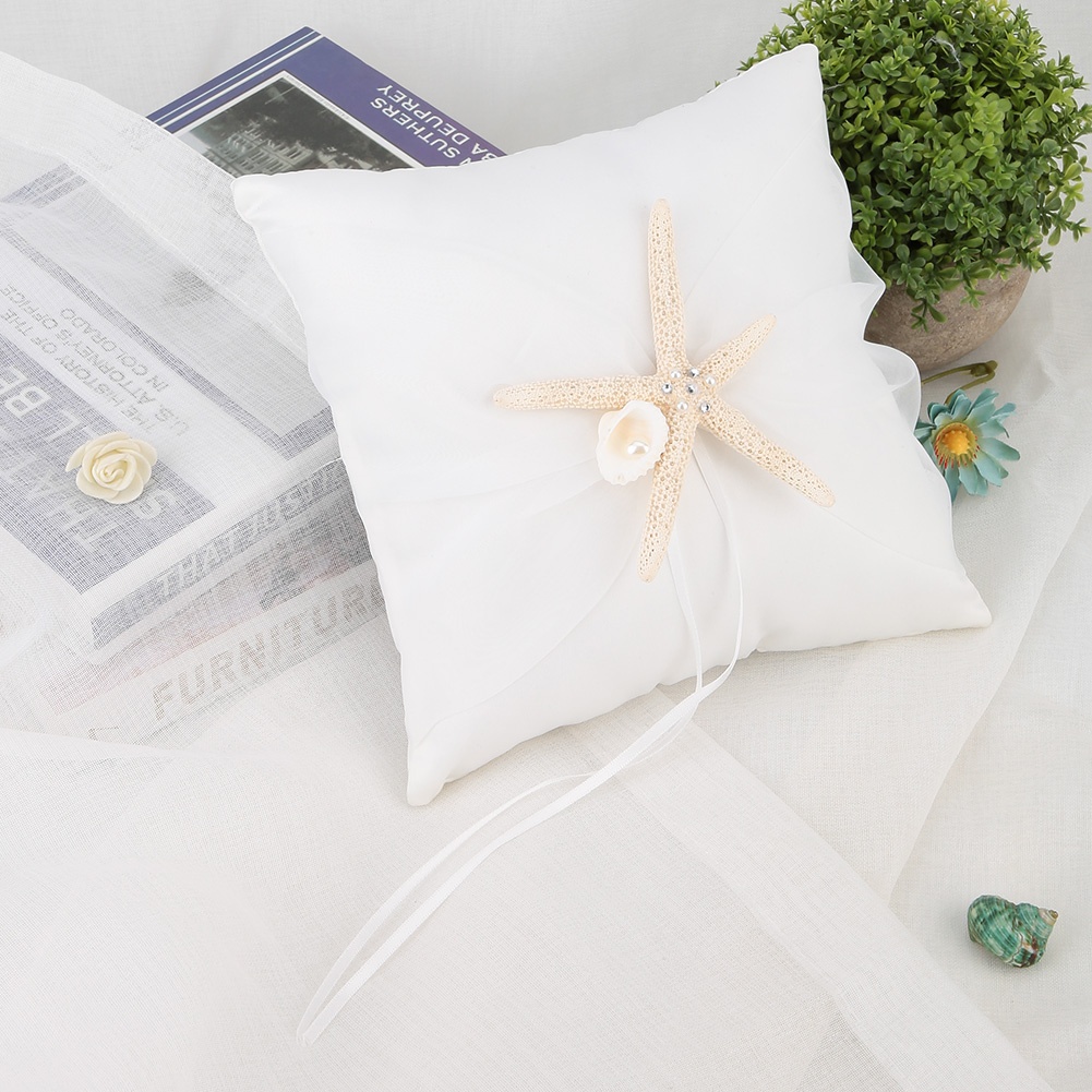 Almohada para anillos de boda  - Ring Bearer Pillow reseña y precio