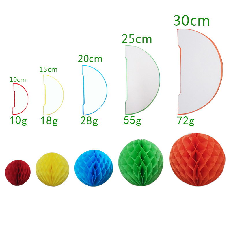 Bola de panal de papel decorat - Wedding Event Supply reseña y precio