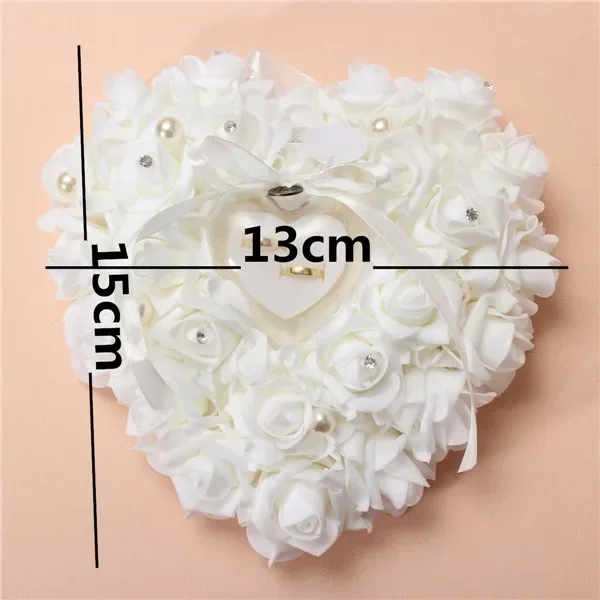 Portador de anillo blanco, sop - Ring Bearer Pillow reseña y precio