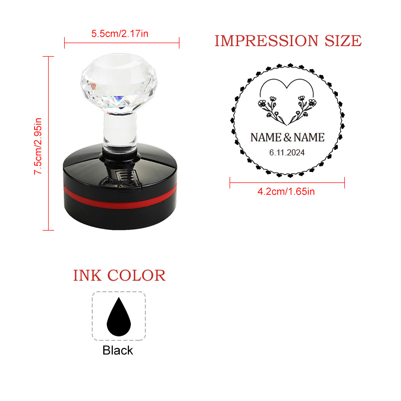 Sello Personalizado para Papel - Wedding Event Supply reseña y precio