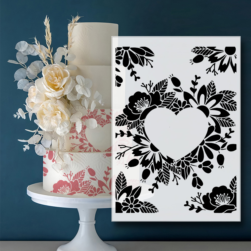 Plantilla para pulverizar past - Wedding Cake Supply reseña y precio