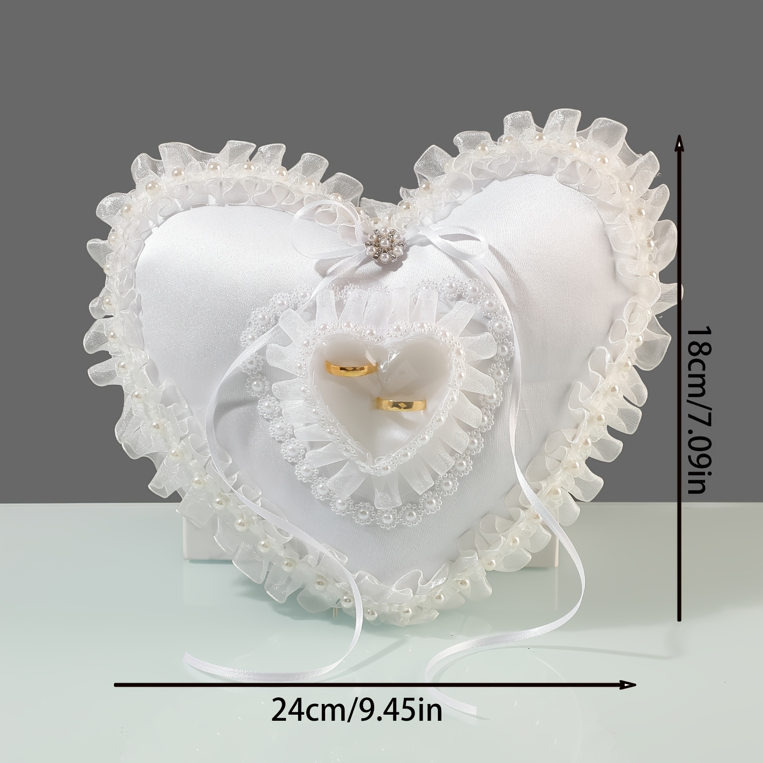 Almohada para Anillos de Boda  - Ring Bearer Pillow reseña y precio