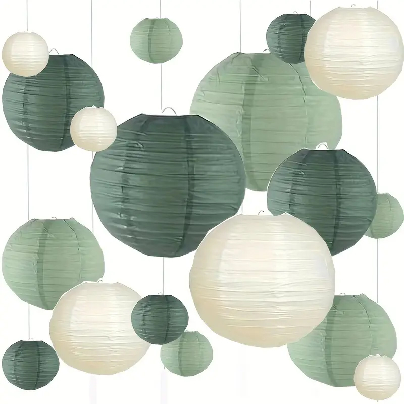 3 faroles redondos de papel ve - Wedding Event Supply reseña y precio