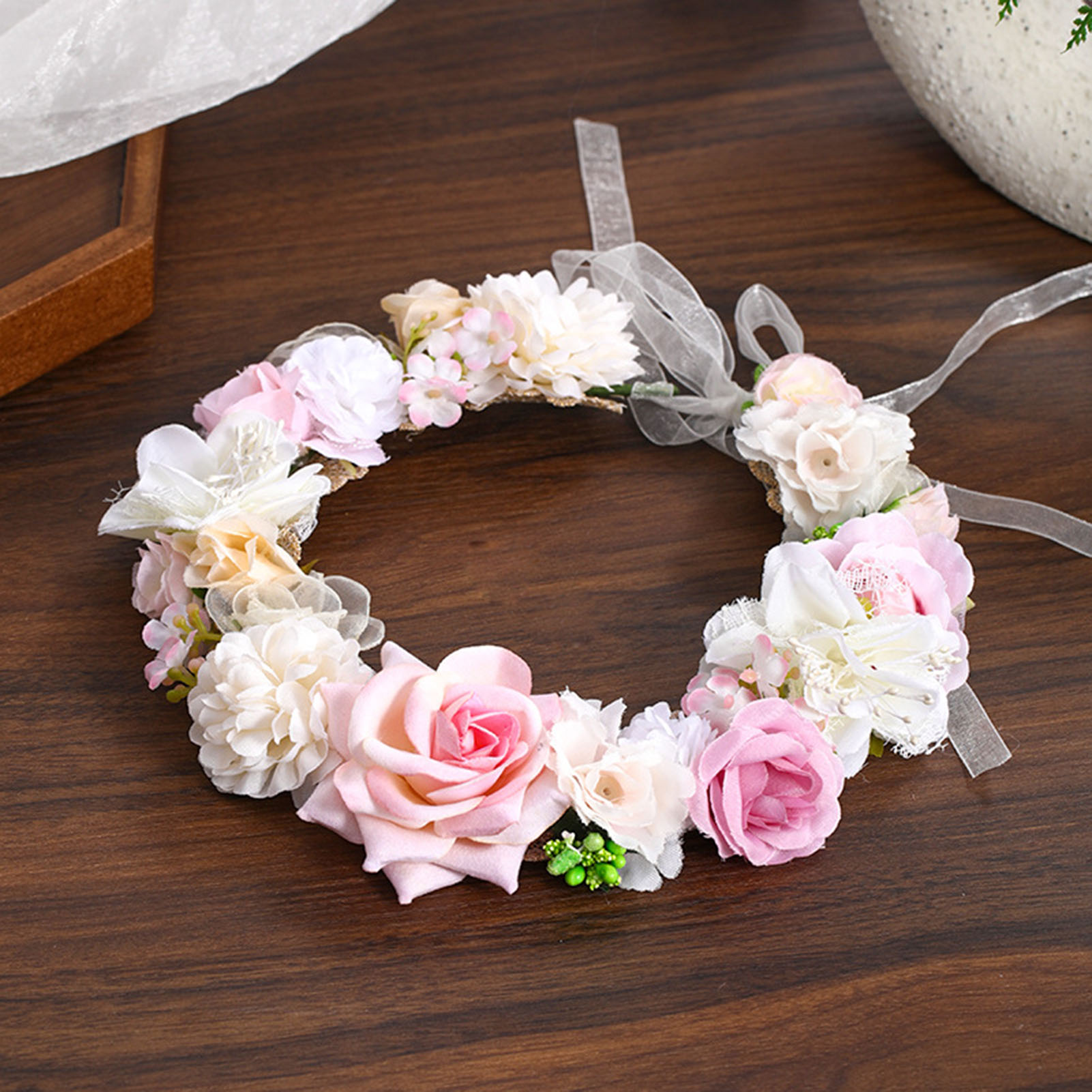 Corona de Flores, Guirnalda pa - Wedding Arch Flower reseña y precio