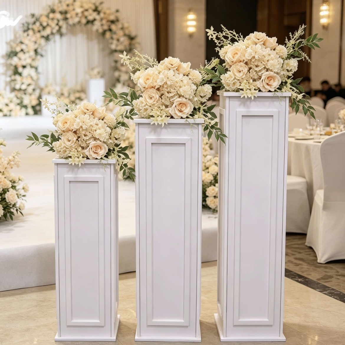 Accesorios para bodas, columna - Supply Wedding Venue reseña y precio