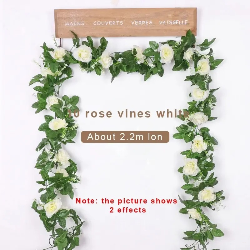 1 Uds 2,2 M flor blanca Artifi - Wedding Arch Flower reseña y precio