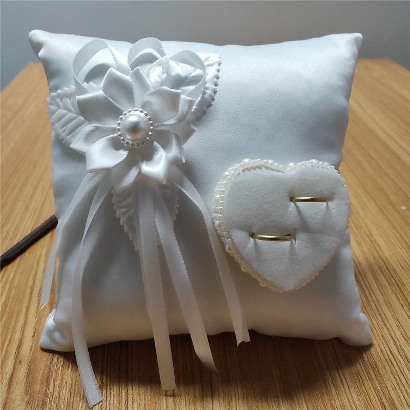 Almohada para anillo de boda,  - Ring Bearer Pillow reseña y precio