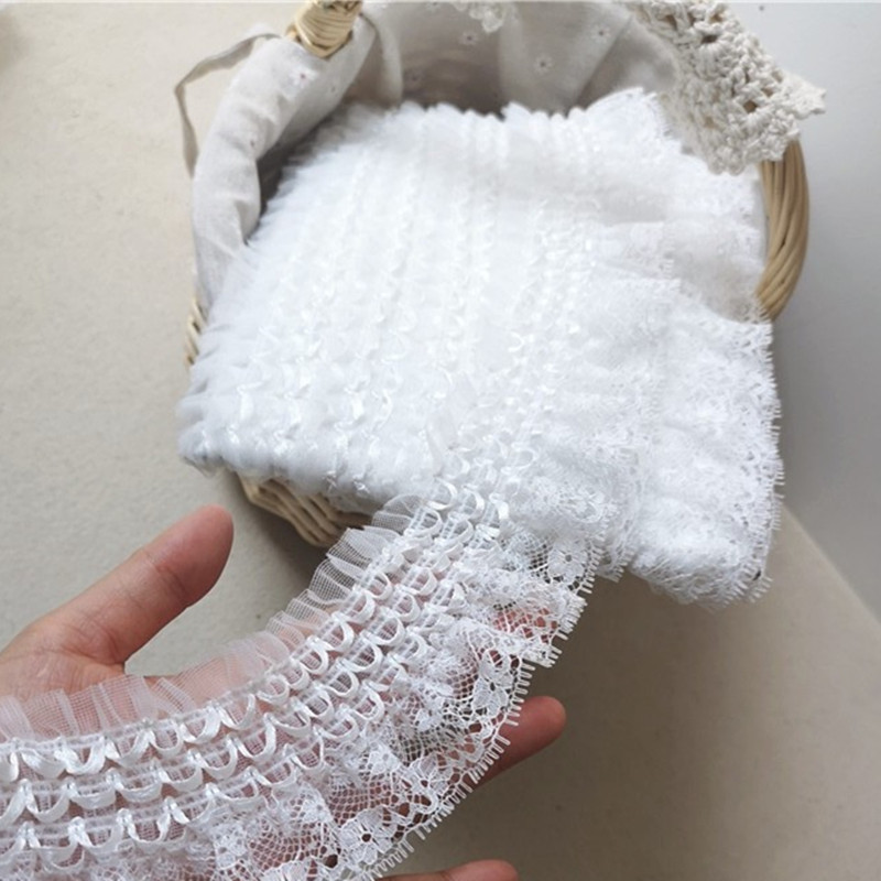 Cinta de encaje bordada blanca - Wedding Water Supply reseña y precio