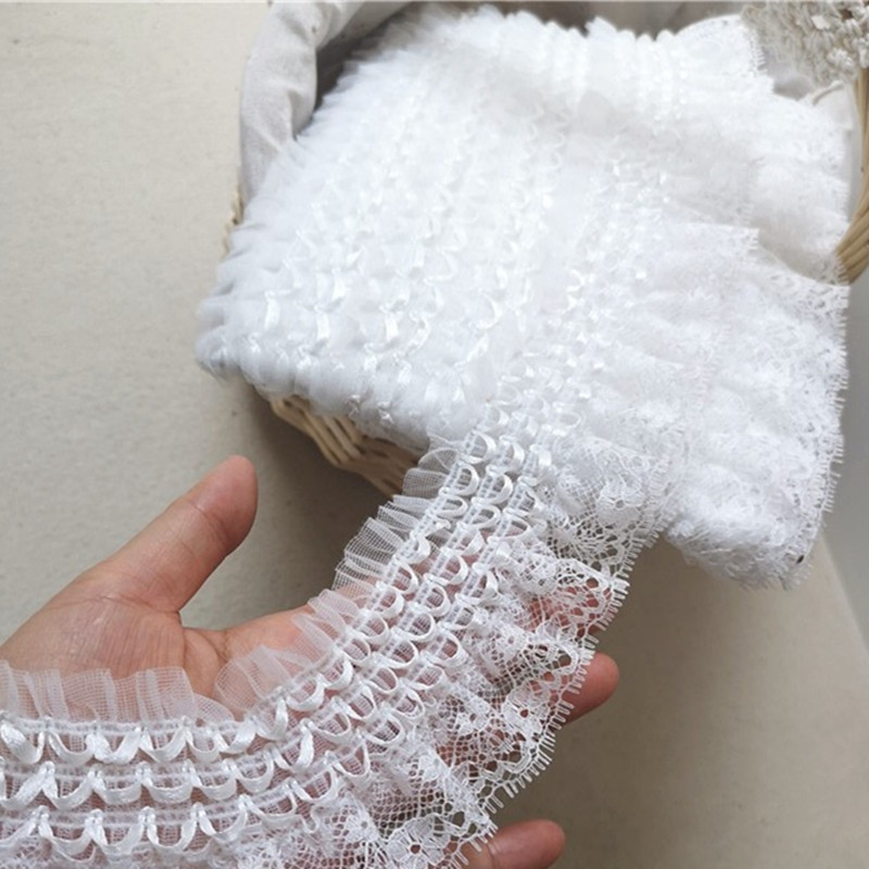Cinta de encaje bordada blanca - Wedding Water Supply reseña y precio