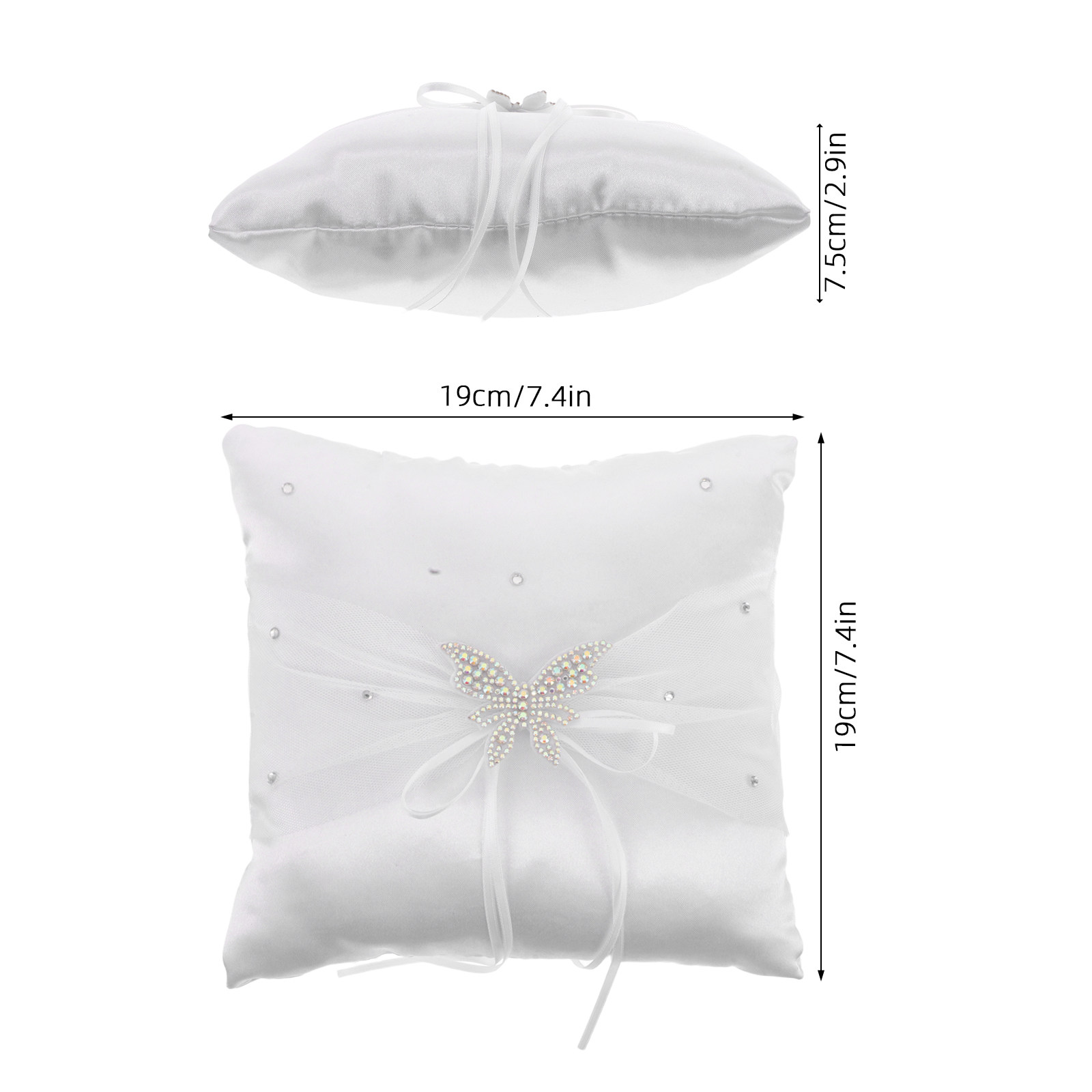 Almohada para Anillos de Boda, - Ring Bearer Pillow reseña y precio