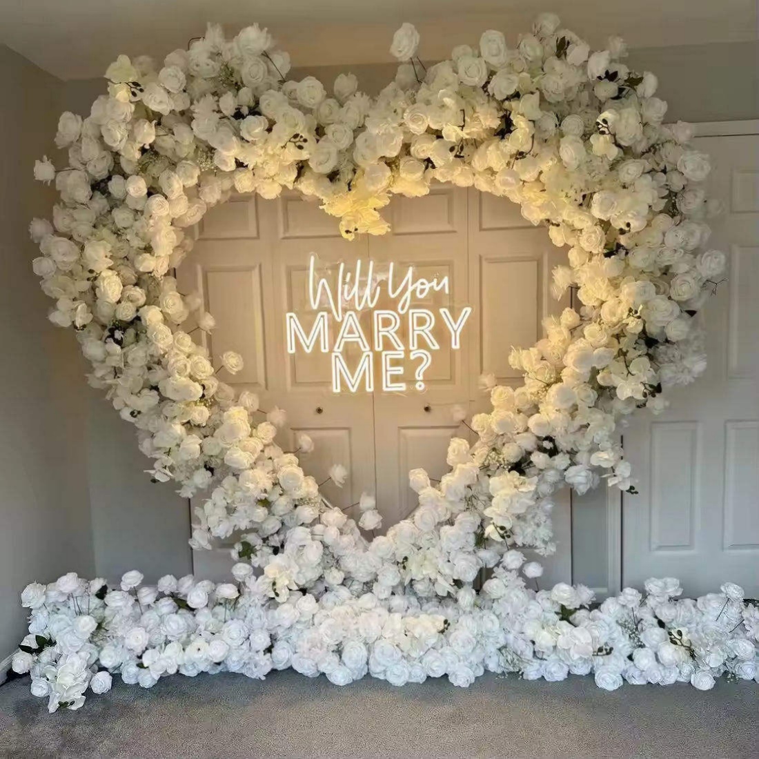 Arco de Flores Artificiales en - Wedding Arch Flower reseña y precio