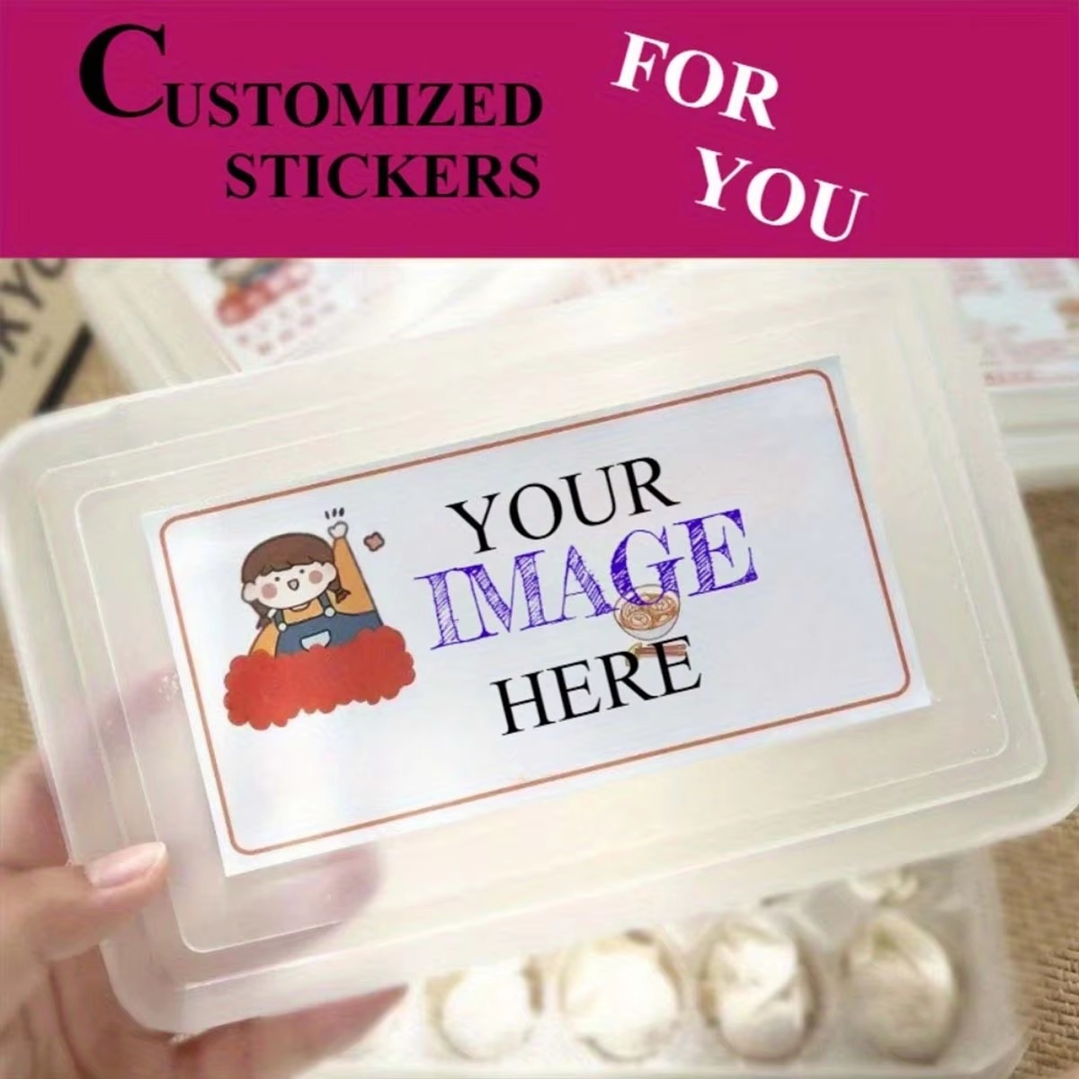 Pegatinas Rectangulares Person - Wedding Shop reseña y precio