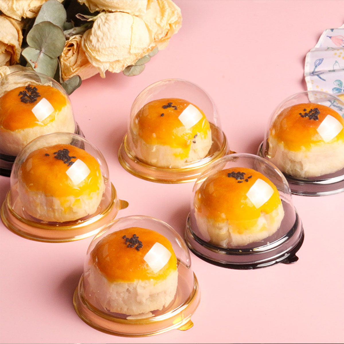 Caja transparente para postres - Wedding Cake Supply reseña y precio