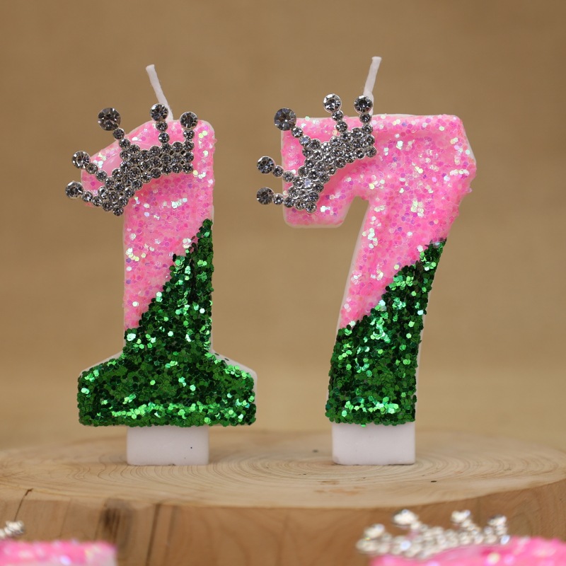 Vela de Cumpleaños con Corona  - Wedding Cake Supply reseña y precio