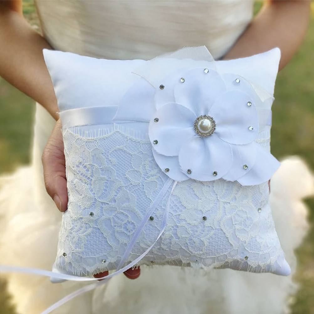 Almohada para Anillos de Boda, - Ring Bearer Pillow reseña y precio
