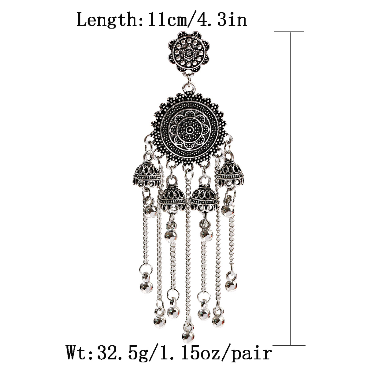 Juego de Pendientes de cadena  - Indian Wedding Supply reseña y precio