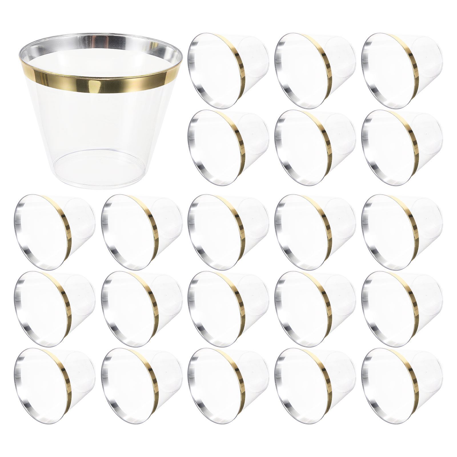 25 uds. Vasos desechables tran - Wedding Water Supply reseña y precio