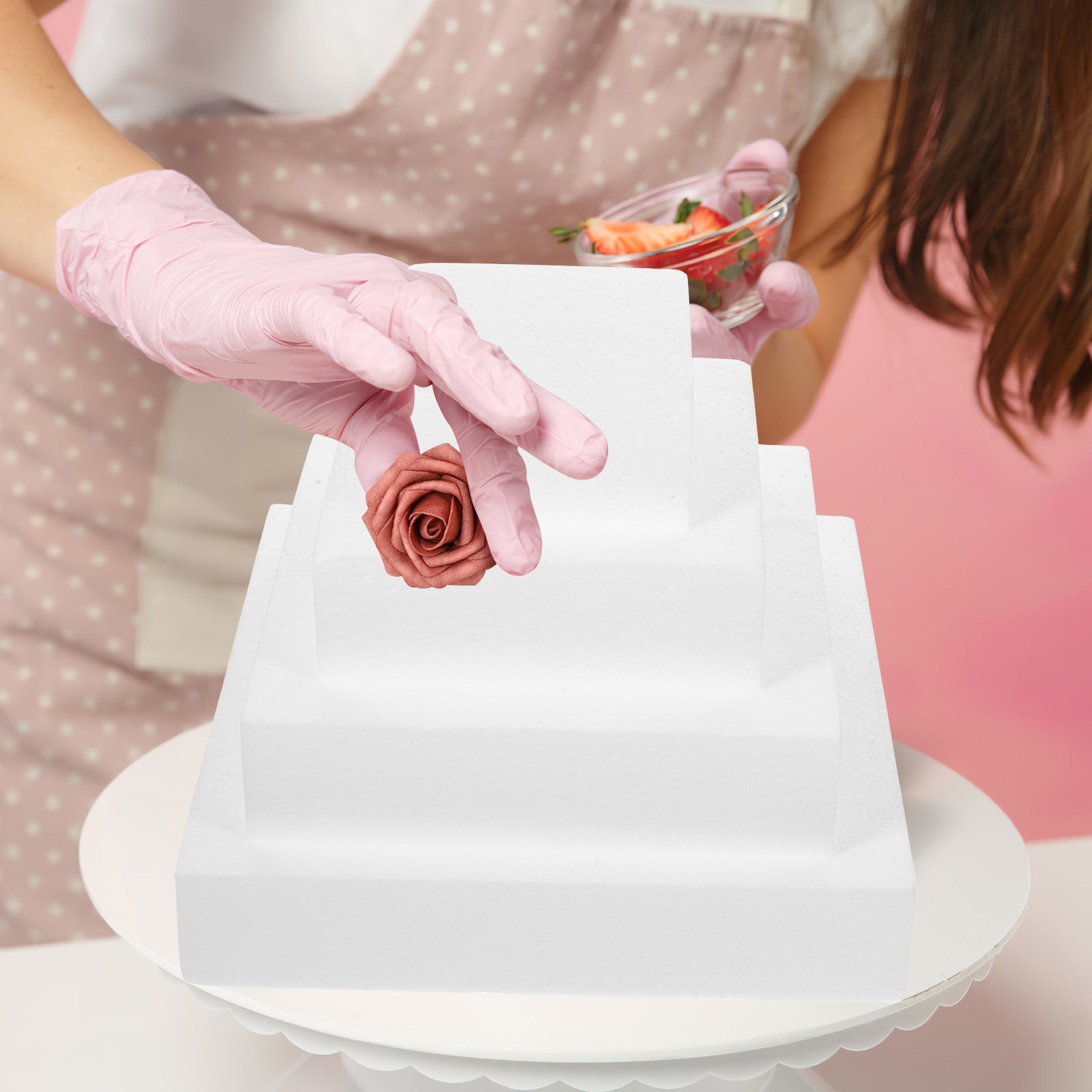 4 Piezas de Maniquíes de Espum - Wedding Cake Supply reseña y precio