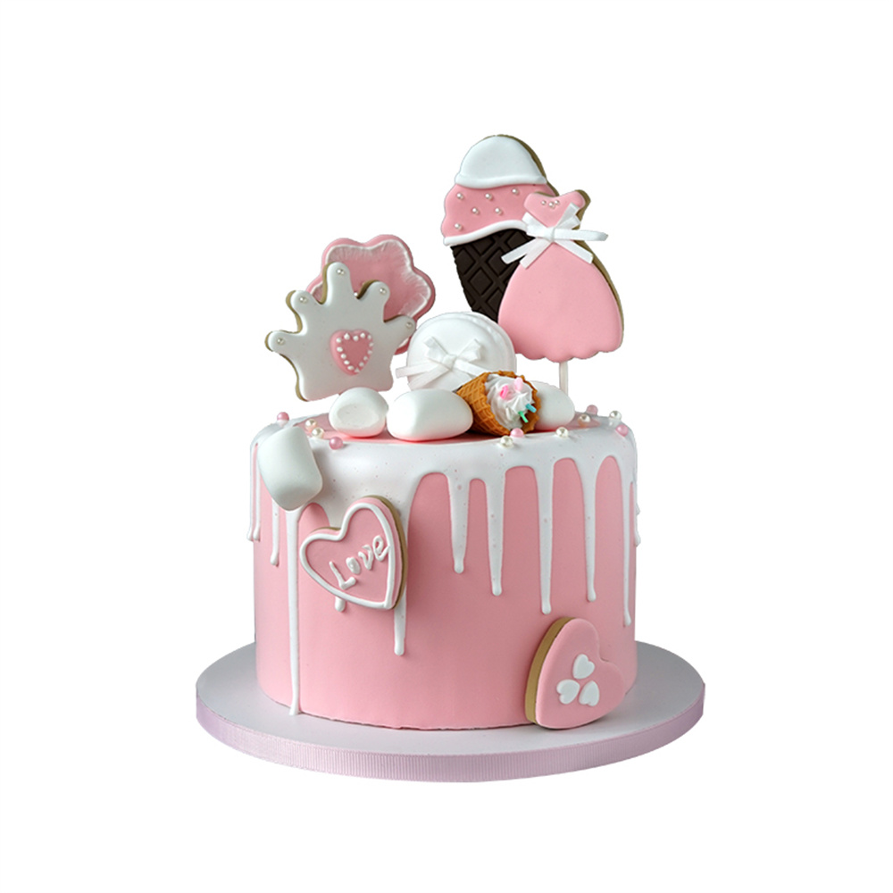 Pastel de simulación artificia - Wedding Cake Supply reseña y precio