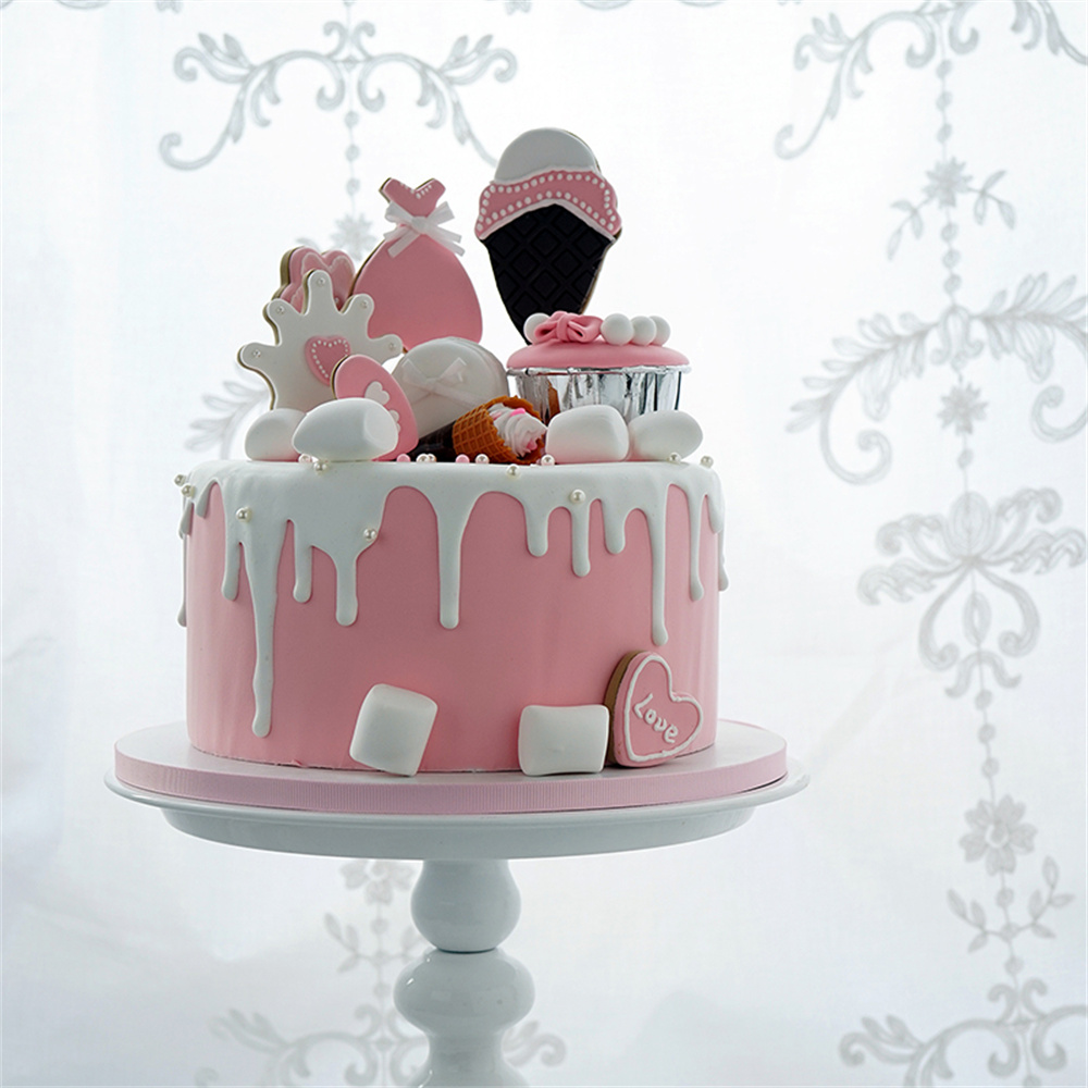 Pastel de simulación artificia - Wedding Cake Supply reseña y precio
